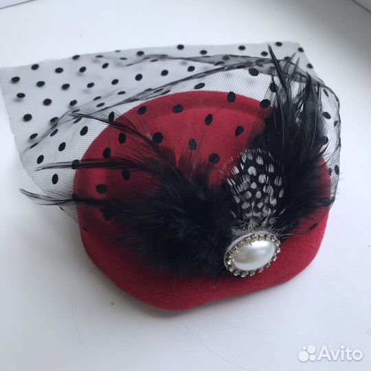 Шляпка с вуалью