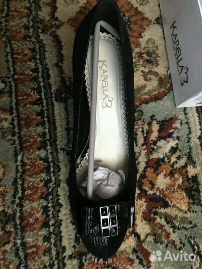 Туфли из натуральной замши