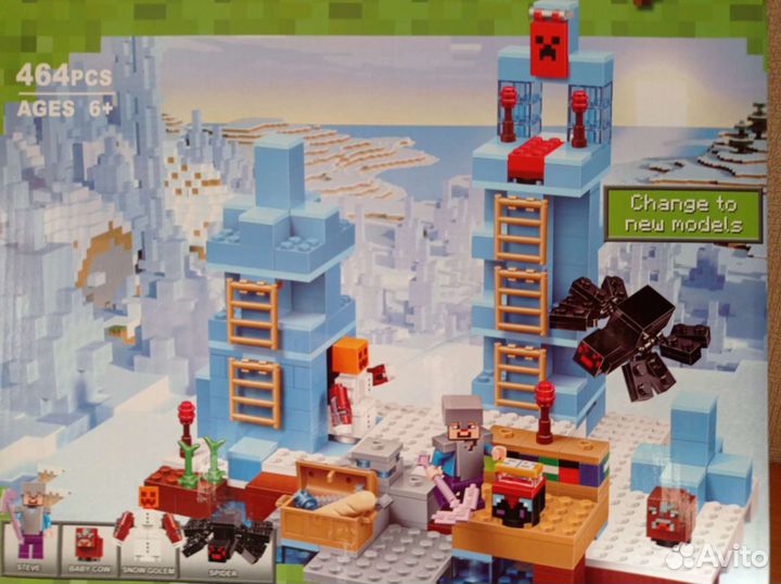 Конструктор Майнкрафт 10621 Ледяные Шипы