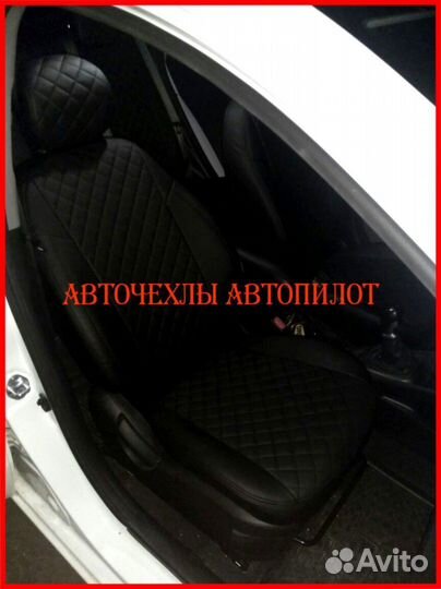 Чехлы Автопилот Volkswagen Golf 4 из экокожи Ромб