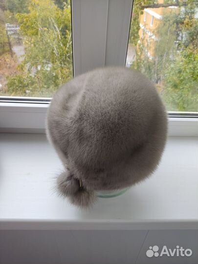 Шапка норковая женская