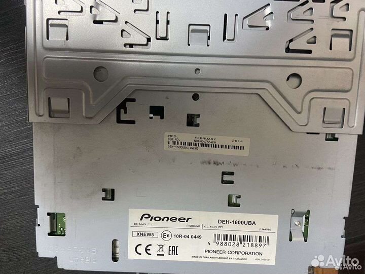 Магнитола Pioneer DEH-1600UBA