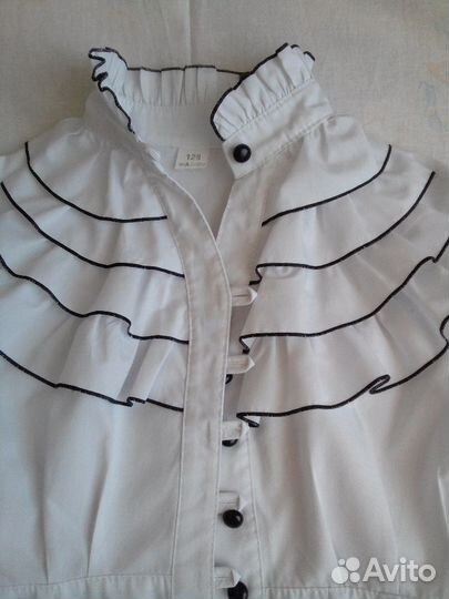 Школьная блузка р.128