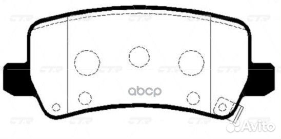 Ckkh-48 Колодки тормозные дисковые зад GK