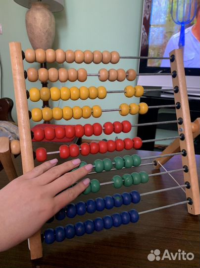 Счеты деревянные детсчкие IKEA икея
