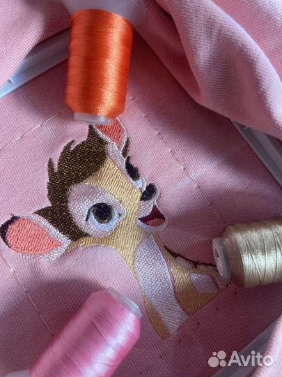 Вышивка на заказ/ кастом/ машинная вышивка