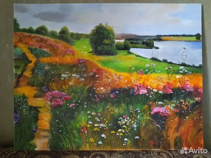 Картина маслом на холсте пейзаж