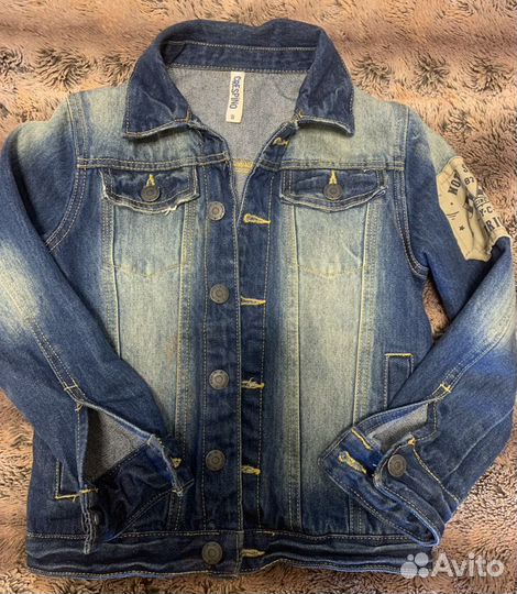 Джинсовая куртка для мальчика