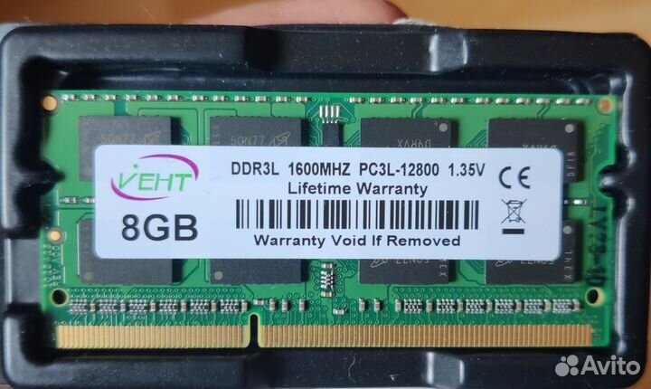 Оперативная память ddr3L 8 gb для ноутбука