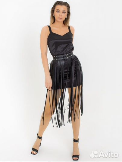 Пояс с бахромой