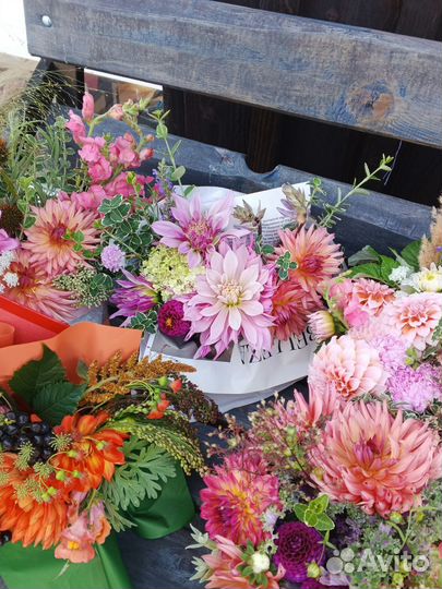 Цветочные композиции букеты из фермерских цветов