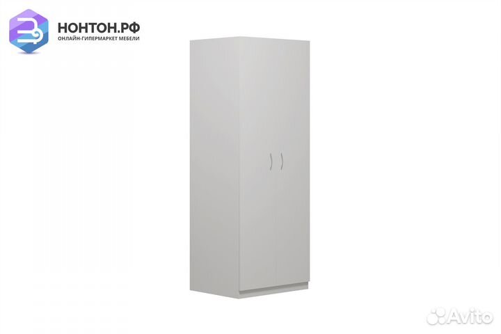 Шкаф двухстворчатый Пегас белый