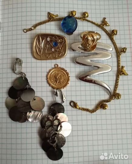 Бижутерия винтаж СССР