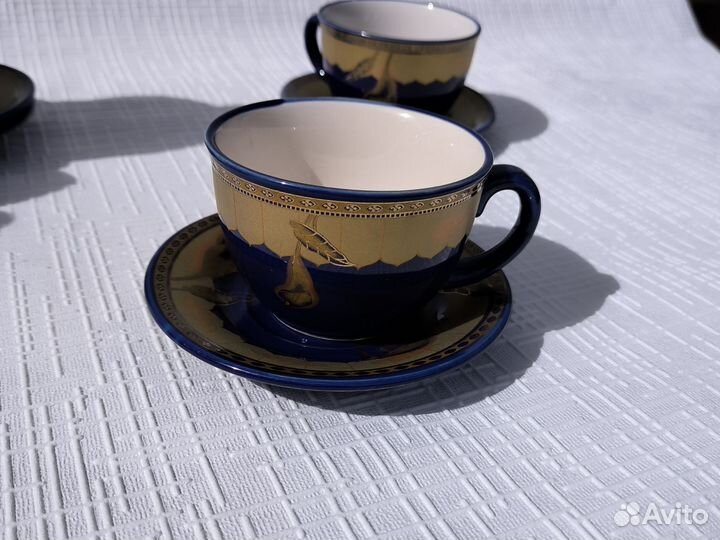 Чайный набор 4 чашки и чайник