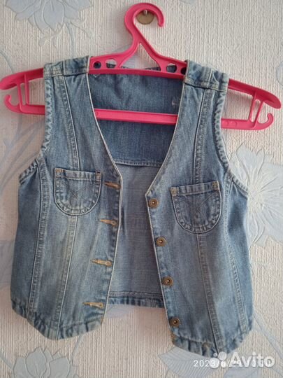 Жилет джинсовый для девочки
