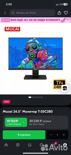 Монитор 240 гц