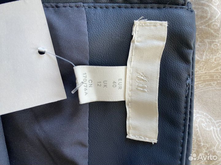 Кожаная юбка H&M