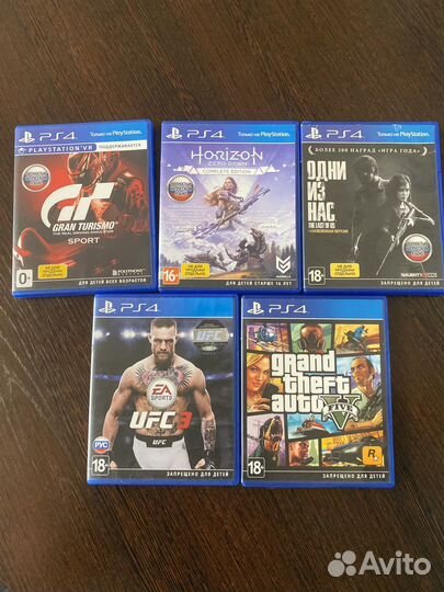 Диски игры для ps4