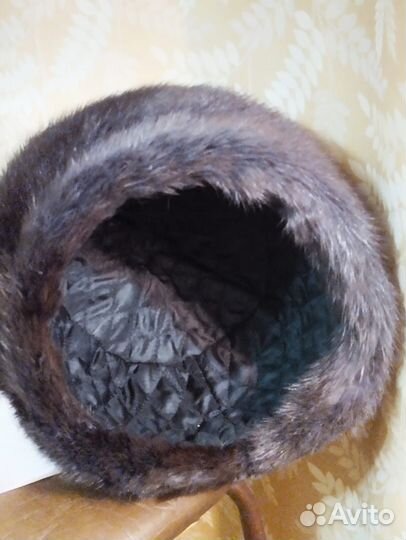 Шапка норковая берет
