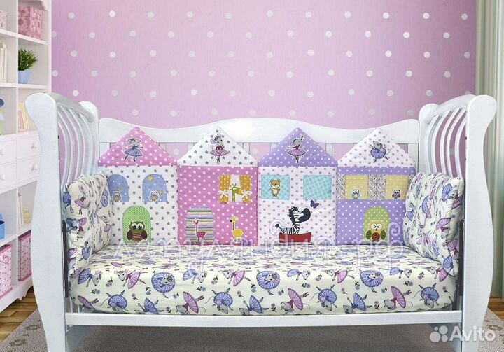 Бортики в кроватку