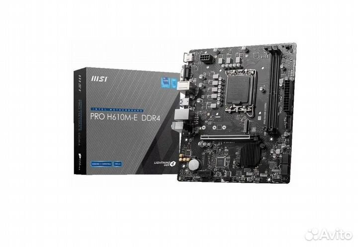 Материнская плата MSI PRO H610M-E новая гарантия