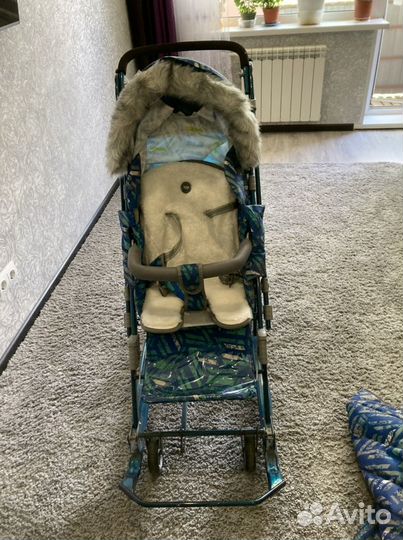 Коляска санки