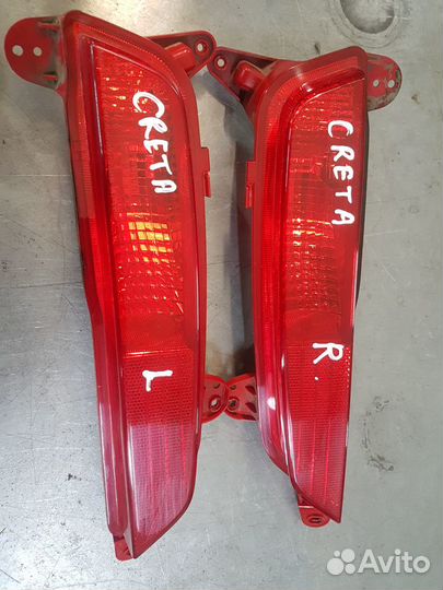 Задний птф в бампер Hyundai Creta 2015-2020