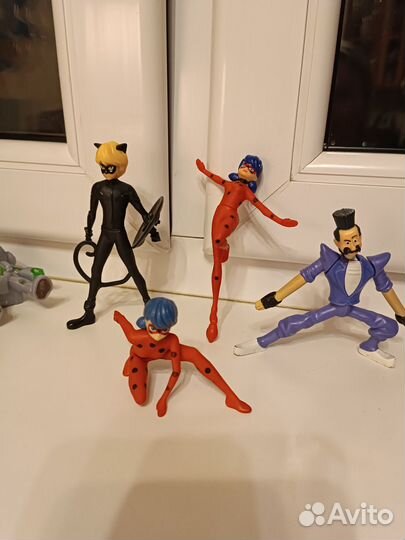 Леди Баг И Супер Кот Фигурки,Динозавры McDonald’s