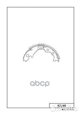 K3348 колодки барабанные Kashiyama** K3348 Kas