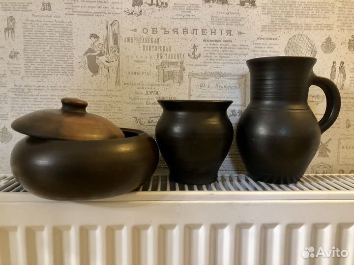 Кастрюлька Горшок и крынка керамический