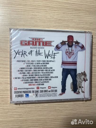 The game blood moon year of the wolf cd,rap