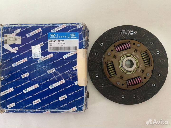 Диск сцепления Hyundai/Kia41100-22705 accent