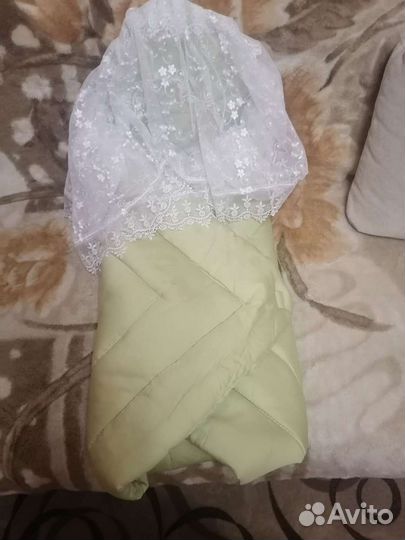 Конверт одеяло на выписку зима