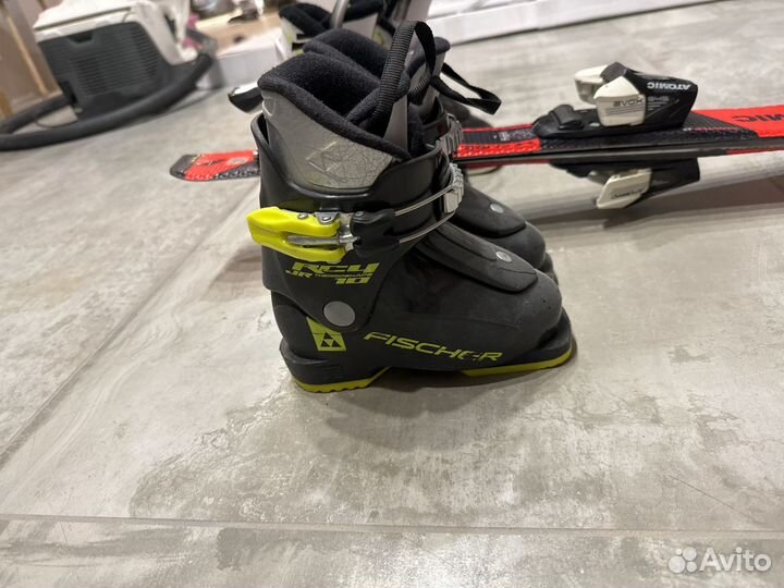 Горные лыжи и ботинки детские