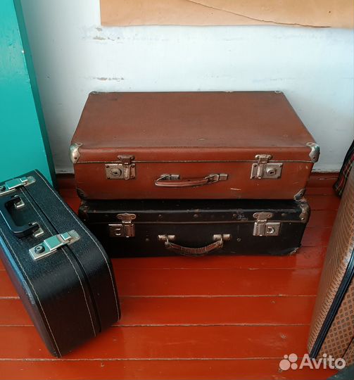 Чемодан СССР большой Декупаж Советский