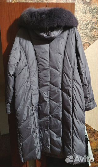 Пуховик зимний женский 56 58 размер новый