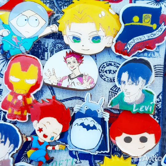 Значки с аниме