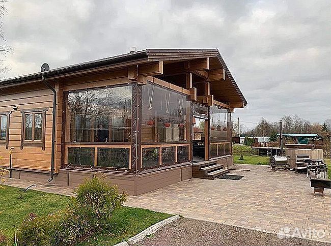 Мягкие окна для беседки