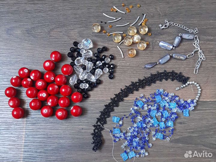 Бусины от бус разные