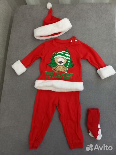 Новогодний костюм для мальчика 80