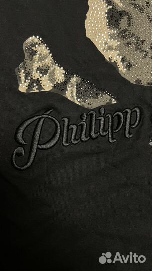 Поло philipp plein черный