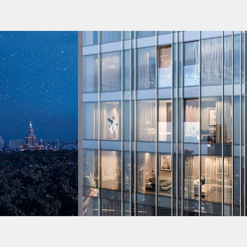 3-к. квартира, 86,4 м², 24/43 эт.