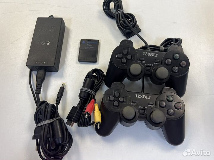 Sony PS2 прошитая+3 игры