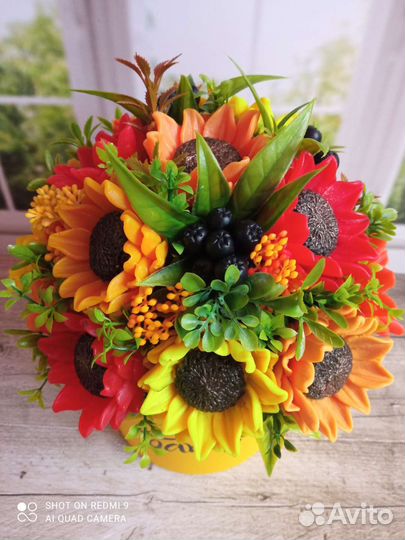 Букет из мыла ручной работы