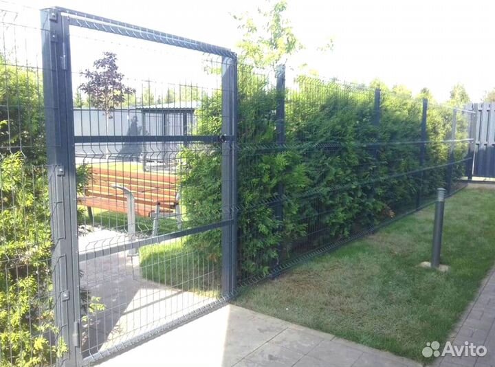 3Д сетка гиттер для забора