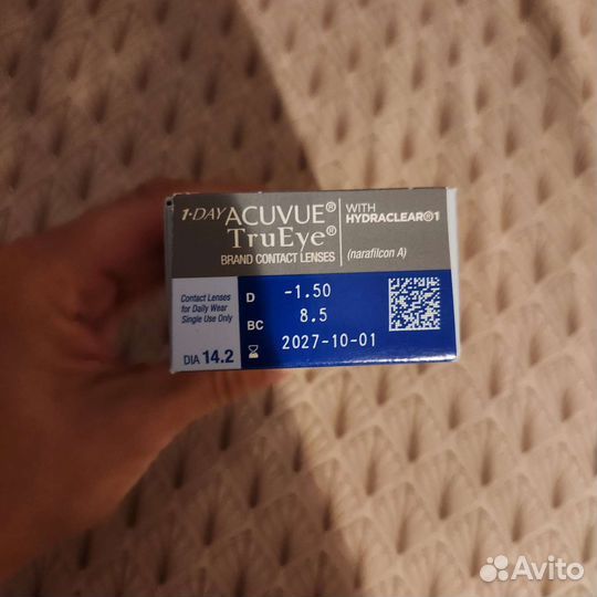 Линзы контактные Acuvue TruEye