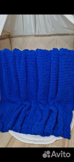 Плед вязаный детский ручная работа