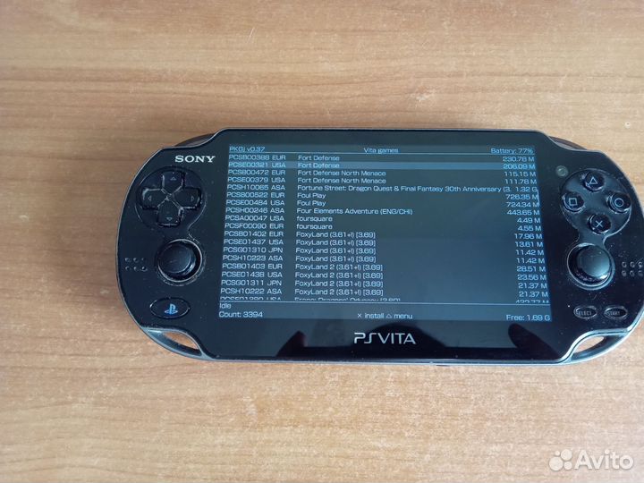 PS Vita fat + 64гб