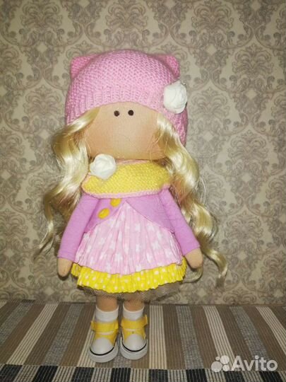 Интерьерная кукла, текстильная ручной работы