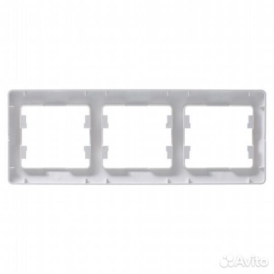 Рамка 3-м Glossa горизонт. перламутр SE GSL000603